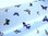 Jersey Öko Tex Schmetterlinge hellblau
