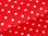 Jersey Öko Tex Punkte rot weiß 8 mm
