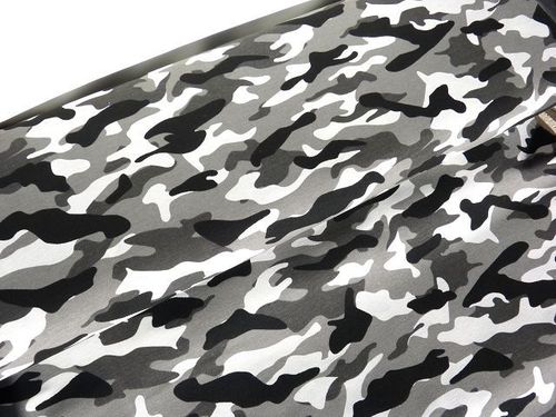 Canvas Camouflage grau