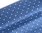 Viskose Jersey Öko Tex Punkte blau melliert  8 mm