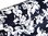 Viskose Jersey Hibiskus dunkelblau weiß