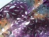 Jersey Federn metallic lila silber
