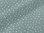 Stoffrest Musselin Sterne grün weiß 0,29x1,40m