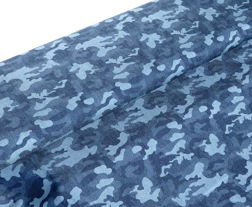 BW Camouflage jeans blau