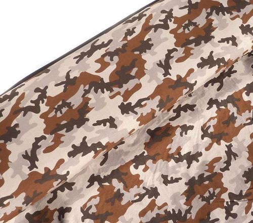 Jersey Öko Tex Camouflage braun grau