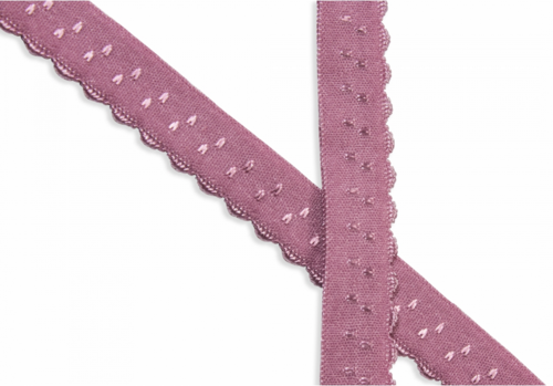 Wäschegummi 12 mm alt rosa