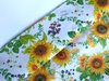 Canvas Brombeeren Sonnenblume weiß