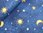 Canvas Leuchtstoff Mond und Sterne